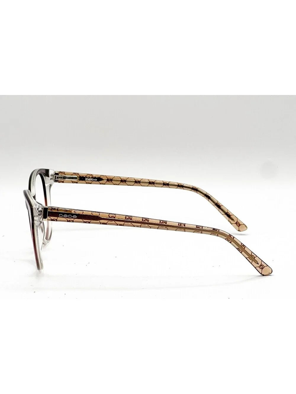Bebe BB5195 200 Topaz Gradient Round Authentic Eyeglass Frames 53-17